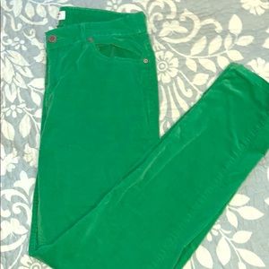 Kelly Green Cords LIKE NEW